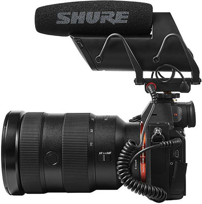 Shure VP83F Lenshopper Camera-Mount Shotgun Microphone with Integrated Flash Recording - PSSL ProSound and Stage Lighting