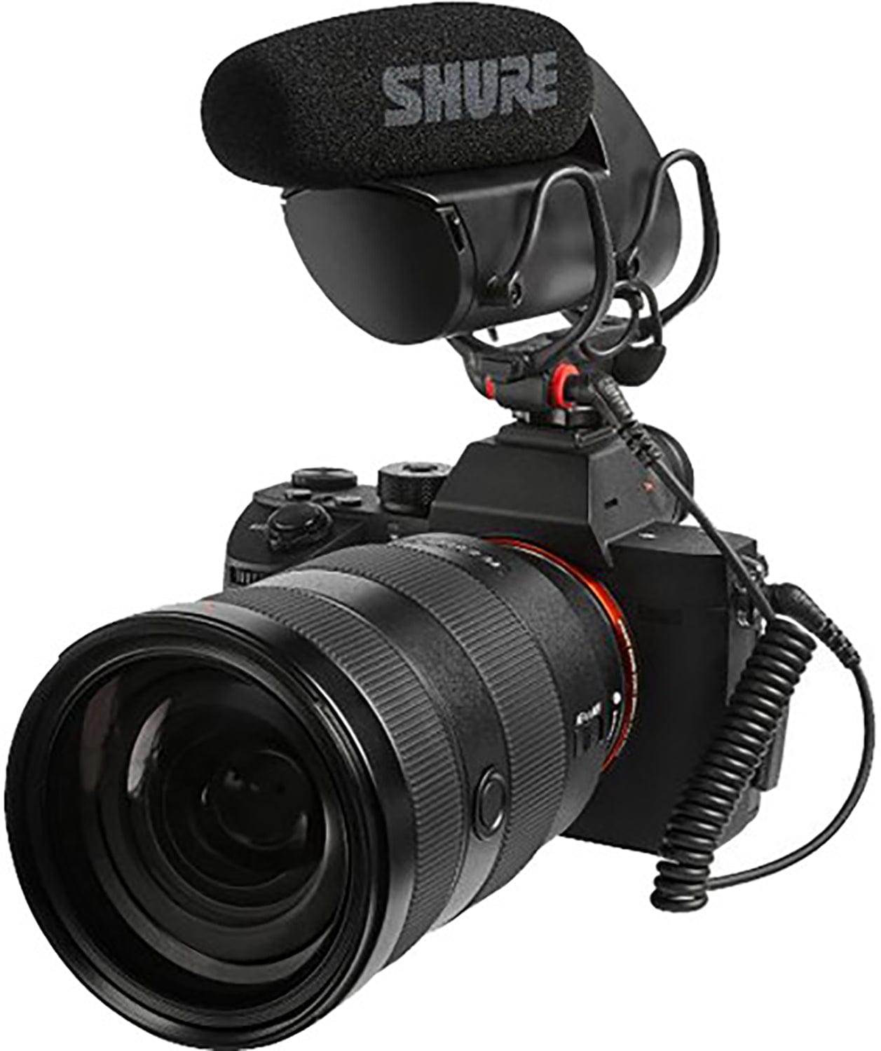 Shure VP83F Lenshopper Camera-Mount Shotgun Microphone with Integrated Flash Recording - PSSL ProSound and Stage Lighting