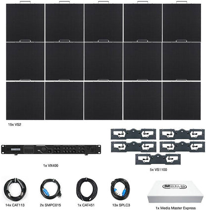 ADJ American DJ VS2 5X3 ArKaos Video Panel System with 15x VS2 LED Panels - PSSL ProSound and Stage Lighting