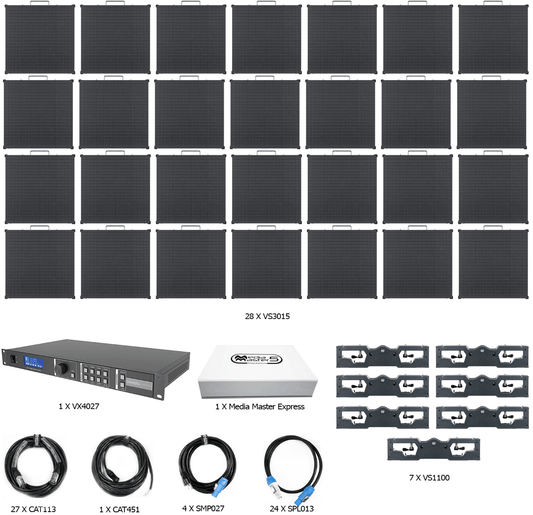 ADJ American DJ VS3-7X4 ArKaos Video Panel System with 28x VS3 LED Panels - PSSL ProSound and Stage Lighting