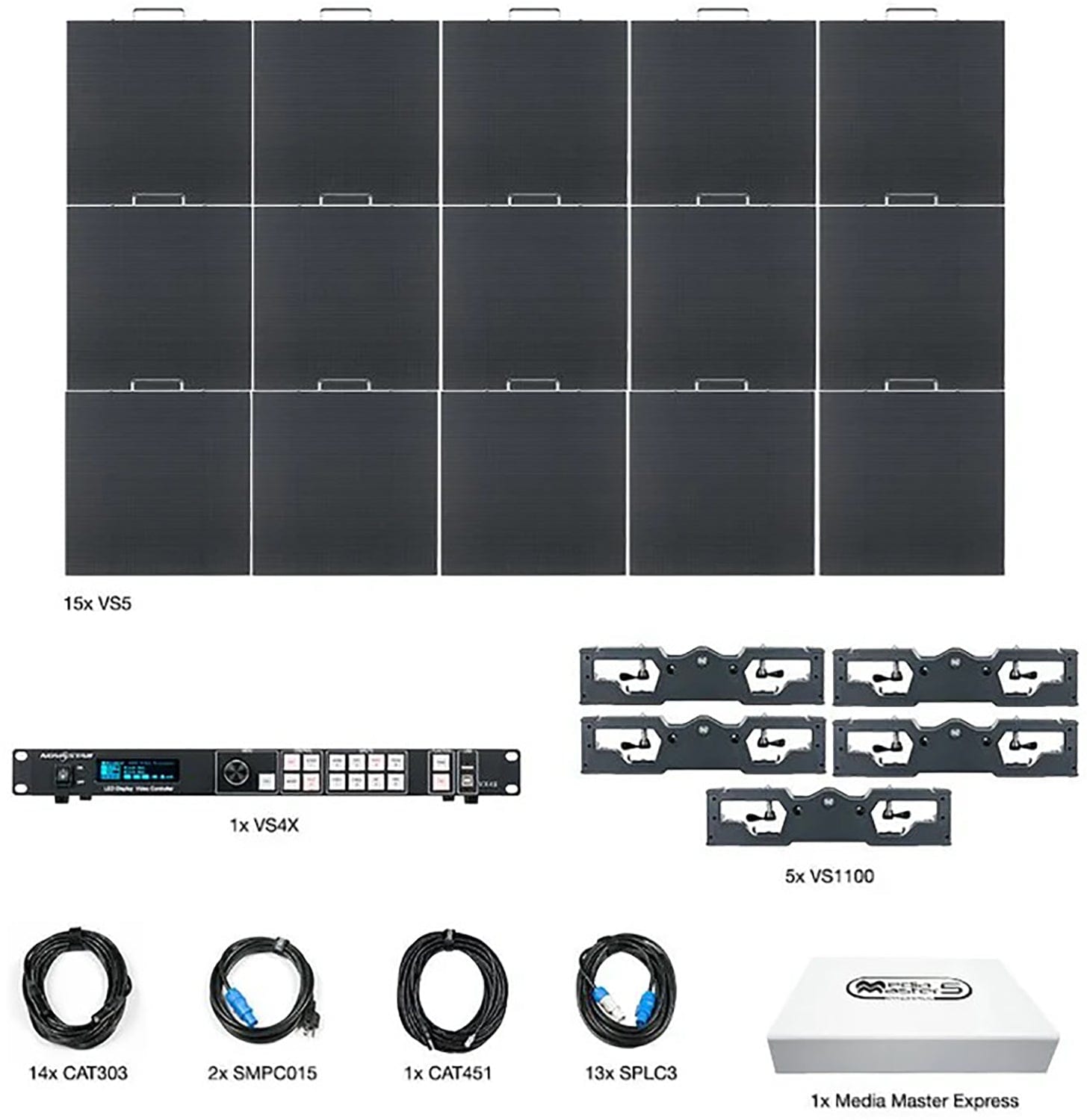 ADJ American DJ VS5-5X3 ArKaos Video Panel System with 15x VS5 LED Panels - PSSL ProSound and Stage Lighting