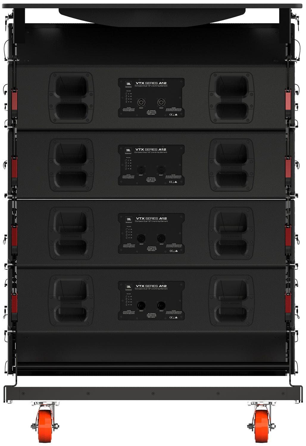 JBL VTX-A12-VT Vertical Transport Cart for 4x A12 Line Array Speakers ...