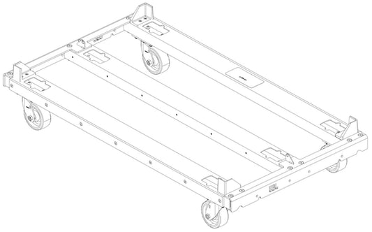 JBL VTX-B28-VT Vertical Transport Cart for up to 4x VTX B28 - PSSL ProSound and Stage Lighting