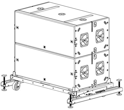 JBL VTX-B28-VT Vertical Transport Cart for up to 4x VTX B28 - PSSL ProSound and Stage Lighting