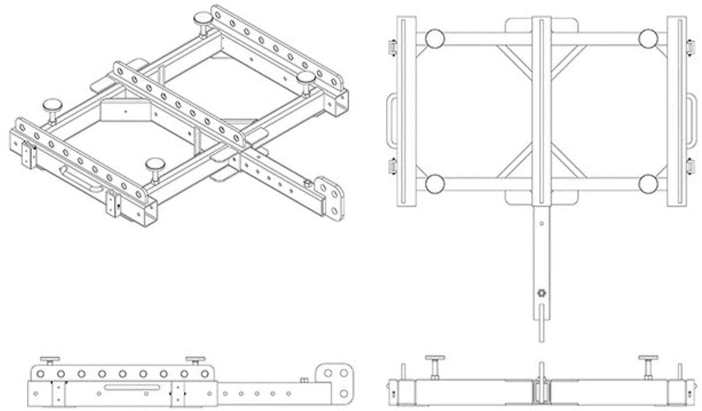 JBL VTX-V25-AF-EB Extension Bar for V25 Array Frame - PSSL ProSound and Stage Lighting