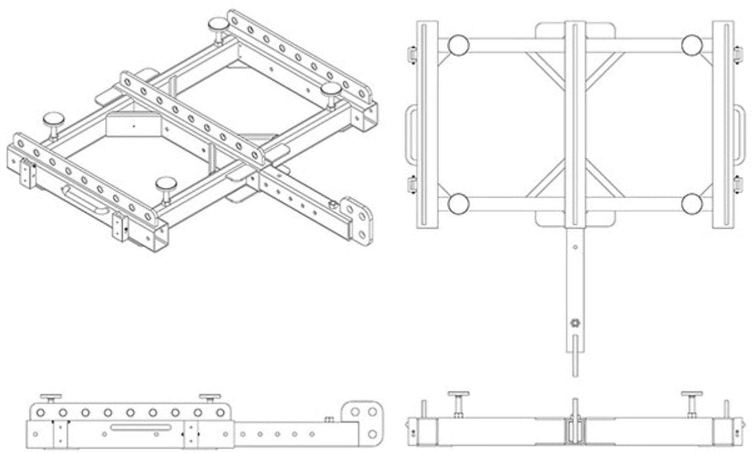 JBL VTX-V25-AF Array Frame for V25-II V25-II-CS And S28 - PSSL ProSound and Stage Lighting