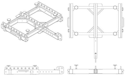 JBL VTX-V25-AF Array Frame for V25-II V25-II-CS And S28 - PSSL ProSound and Stage Lighting