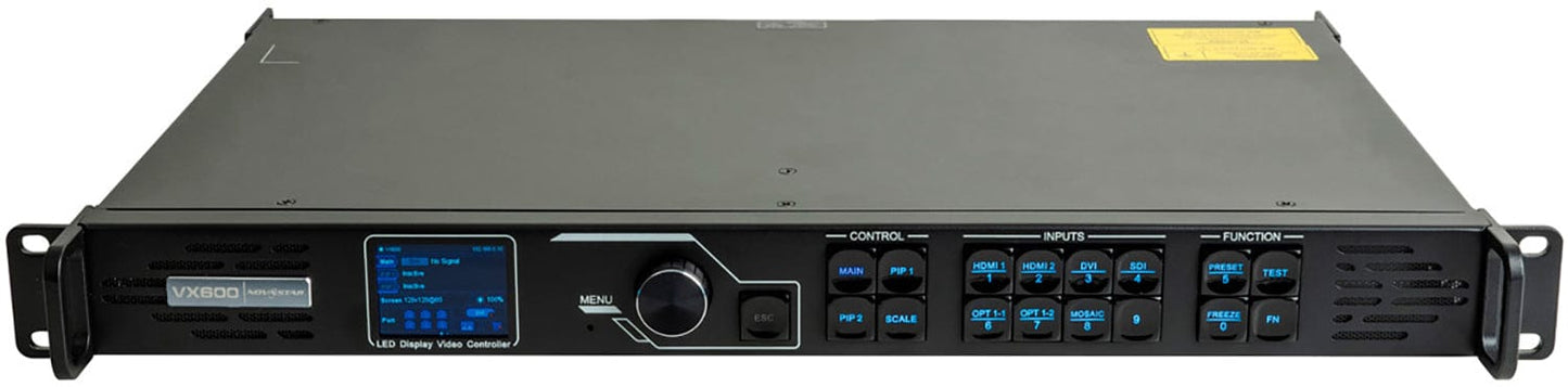 ADJ VX600 Novastar All-in-One Video Processing Controller with 6 Ethernet Ports - PSSL ProSound and Stage Lighting