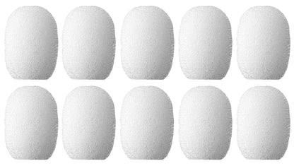 AKG 6500H00480 / W82 (10 Pack) Windscreens for LC82 MD MicroLite Microphones - White - PSSL ProSound and Stage Lighting