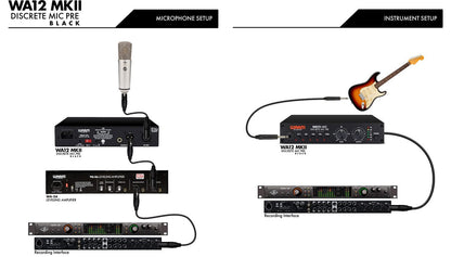 Warm Audio WA12 MKII Black Mic Preamp/DI