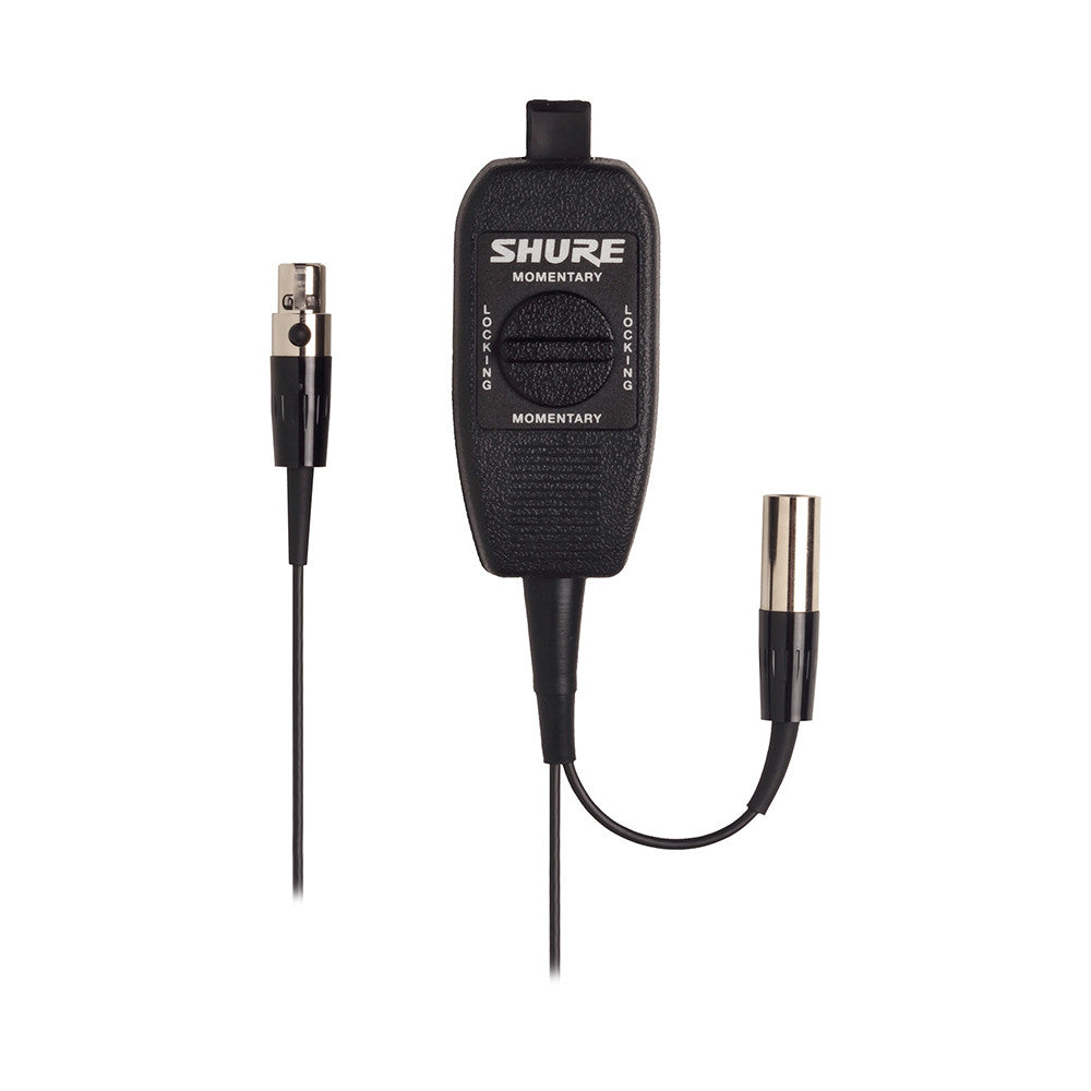 Shure WA360 In-line Mute Switch for LX1, PG1, PGX1, SC, SLX, T1, U1, UC1,ULX1, UR1 Bodypack Transmitters