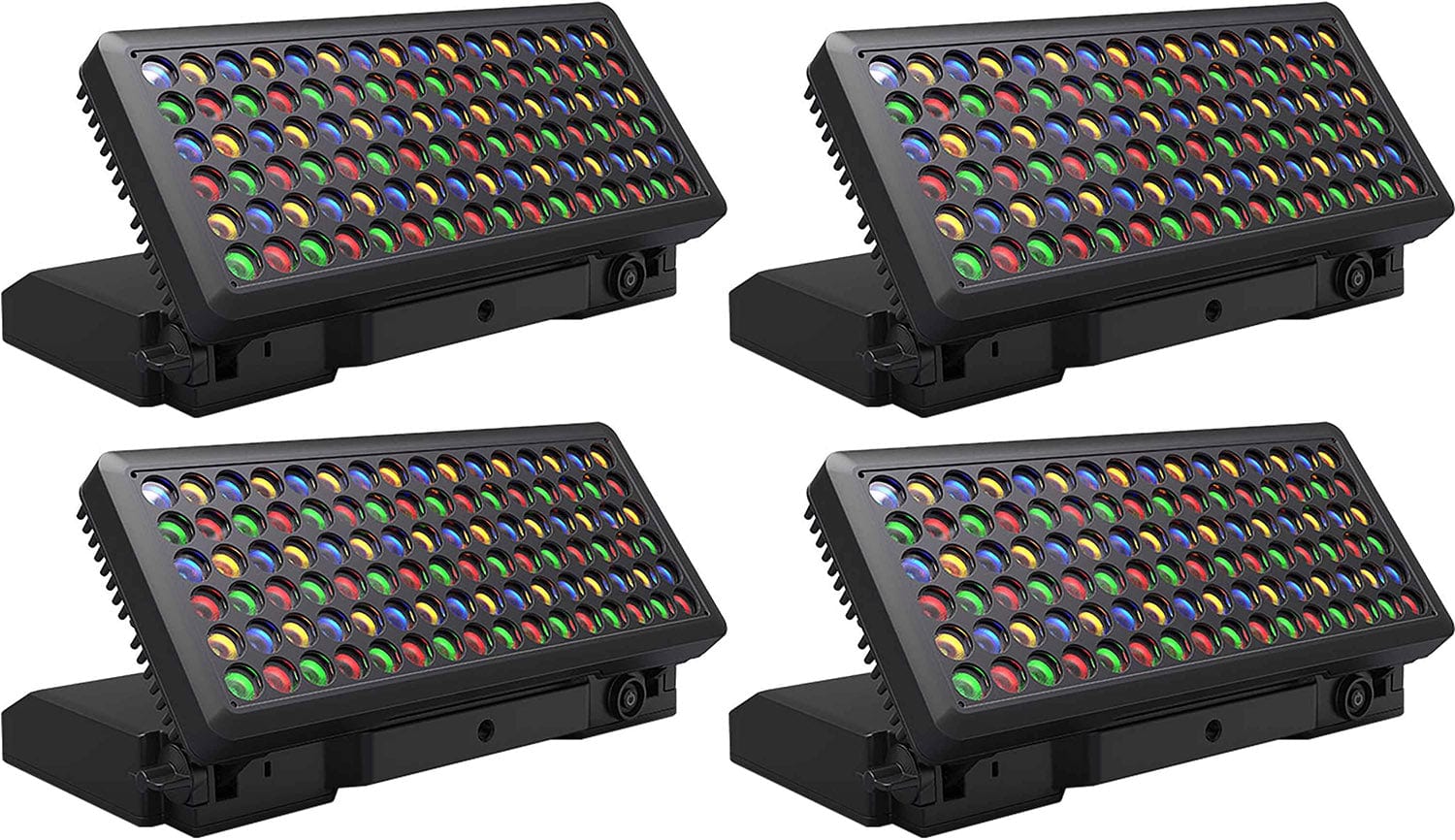 Chauvet WELL Pad Wireless Battery-Powered IP65 RBGA Wash Light 4-Pack - Solotech