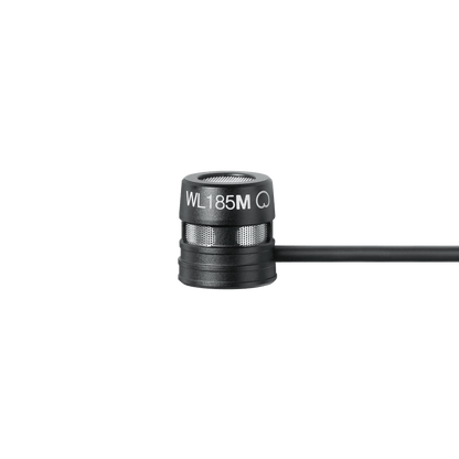 Shure WL185MB/C-TQG LAVALIER MICROPHONE, CARDIOID, BLACK