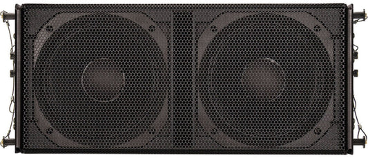 Q-SYS WL3082-BK Ultra Compact Dual 8-inch Line Array Module - 140-Degree Horizontal Coverage - Black - PSSL ProSound and Stage Lighting