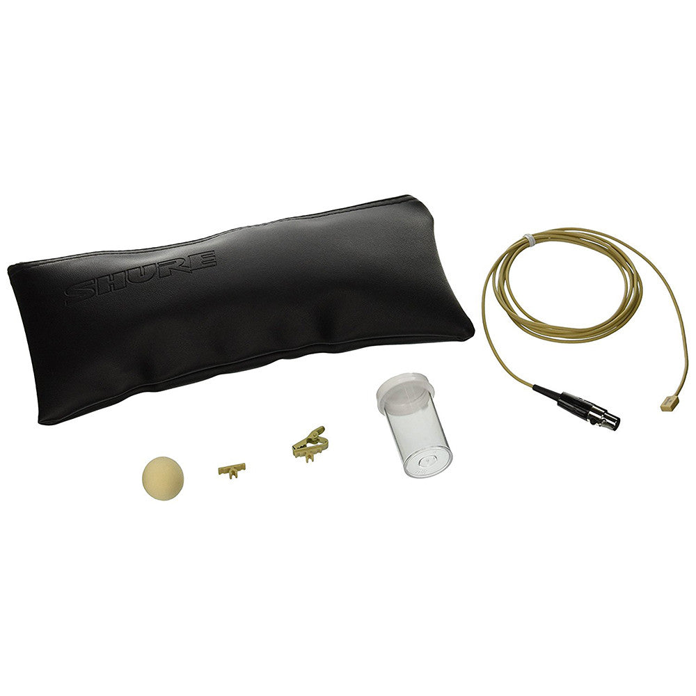 Shure WL93-6T WL93 Wireless Microphone with 6' of Cable–Tan