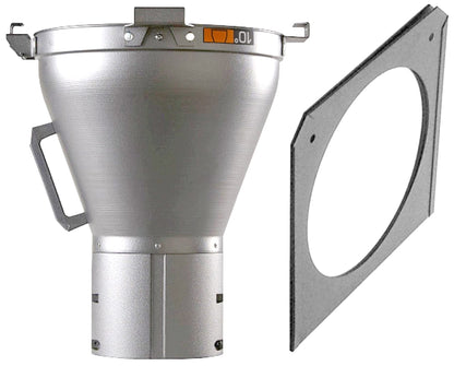 ETC XDLT10-5 10-Degree XDLT Lens Tube with Media Frame (14-Inch / 356-Millimeter) - Silver - PSSL ProSound and Stage Lighting