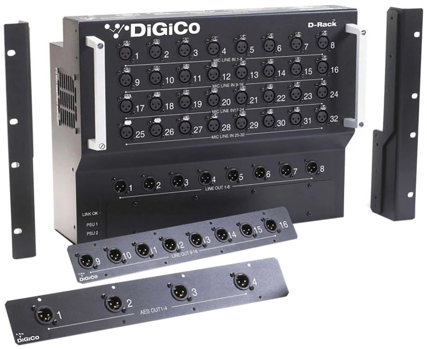 DiGiCo D-Rack - CAT6 and Multi-Mode ST - PSSL ProSound and Stage Lighting