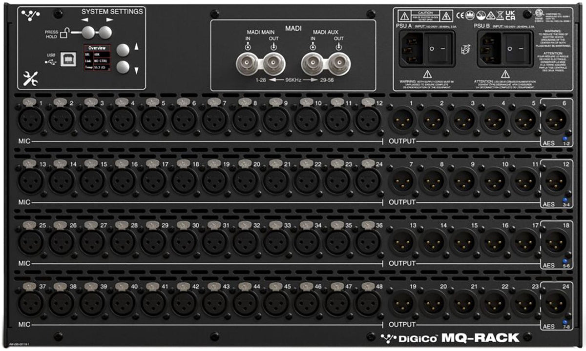 Madi Rack DiGiCo MQ-Rack – Solotech