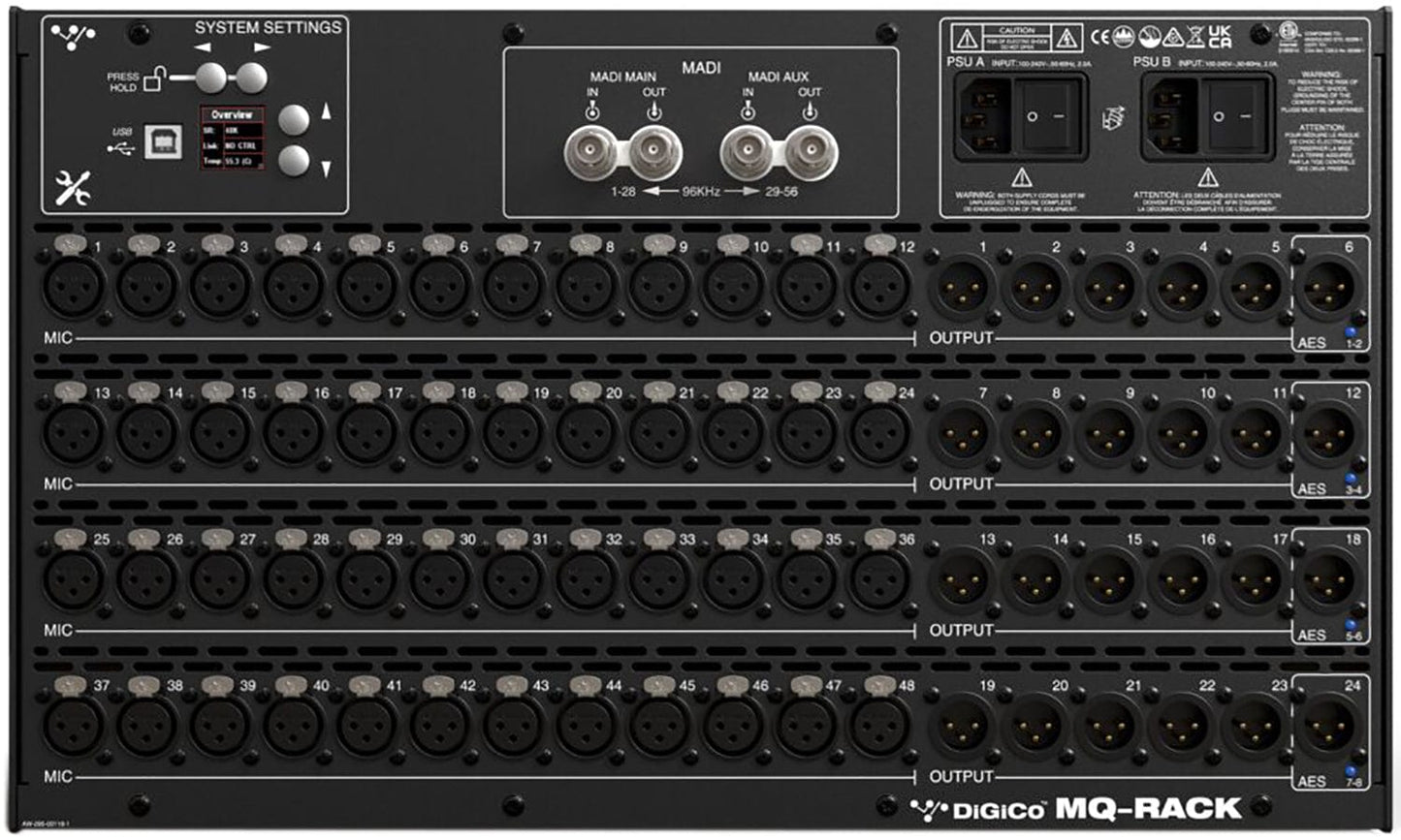 DiGiCo MQ MADI Rack - MADI only - PSSL ProSound and Stage Lighting