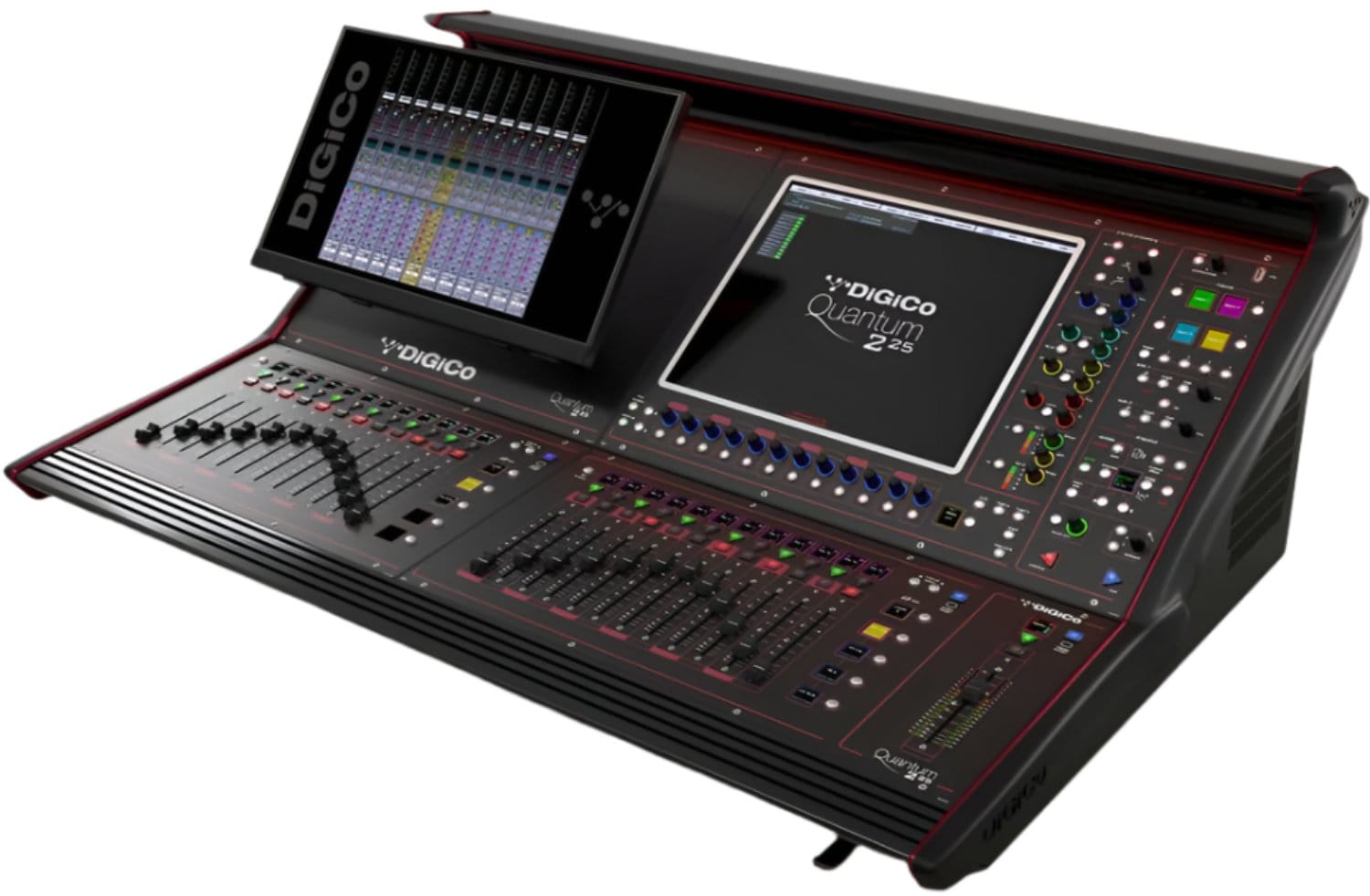 DiGiCo Quantum 225 Digital Mixing Console with DANTE2 Card – Solotech