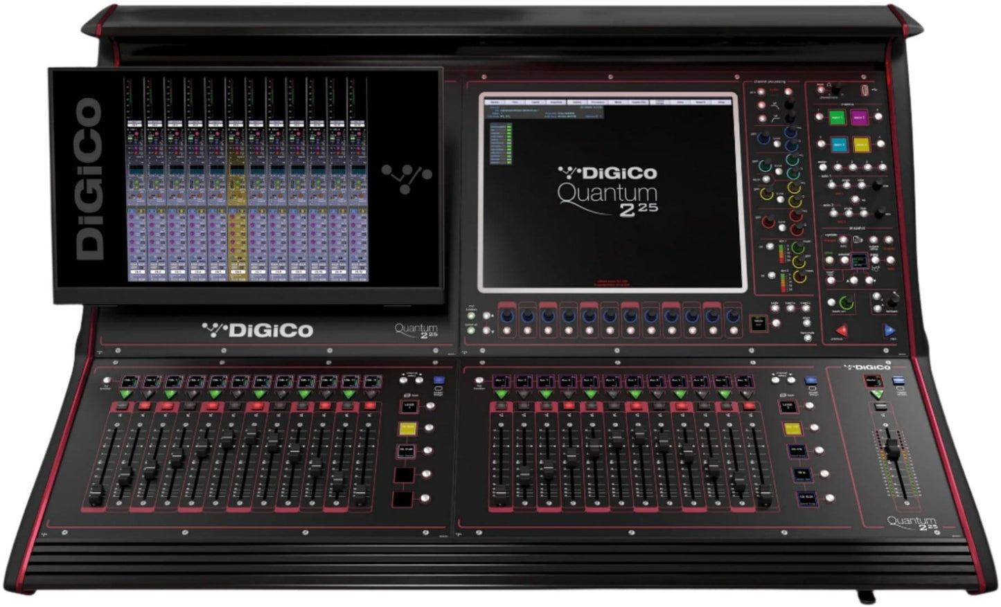 DiGiCo Quantum 225 Digital Mixing Console - MADI and One Multi-Mode Optics HMA - PSSL ProSound and Stage Lighting