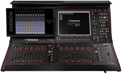 DiGiCo Quantum 225 Digital Mixing Console - MADI and One Multi-Mode Optics HMA - PSSL ProSound and Stage Lighting