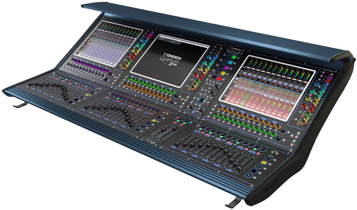 DiGiCo Quantum 338 Digital Mixing Console SD Package - MADI and One Multi-Mode Optics HMA - PSSL ProSound and Stage Lighting