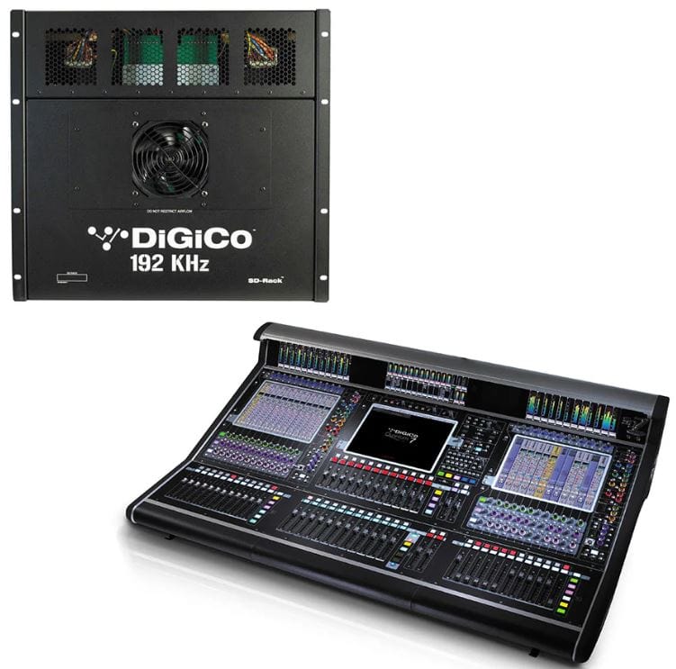 DiGiCo Quantum 7 Digital Mixing Console - MADI and One Multi-Mode Optic Loop HMA - ProSound and Stage Lighting