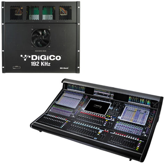 DiGiCo Quantum 7 Digital Mixing Console - MADI and One Multi-Mode Optic Loop ST - ProSound and Stage Lighting