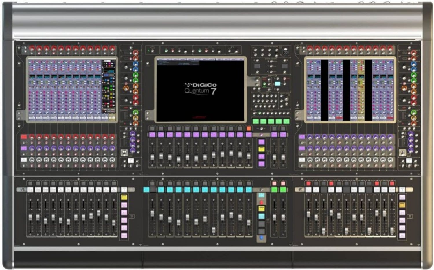 DiGiCo Quantum 7 Digital Mixing Console - MADI and One Multi-Mode Optic Loop ST - PSSL ProSound and Stage Lighting