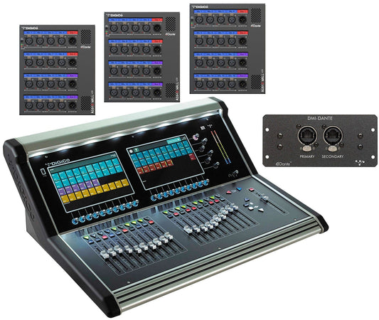 DiGiCo S21 Rack Pack with S21 Digital Console / x3 A164D-W-L Racks / Live Stage48 DANTE - PSSL ProSound and Stage Lighting