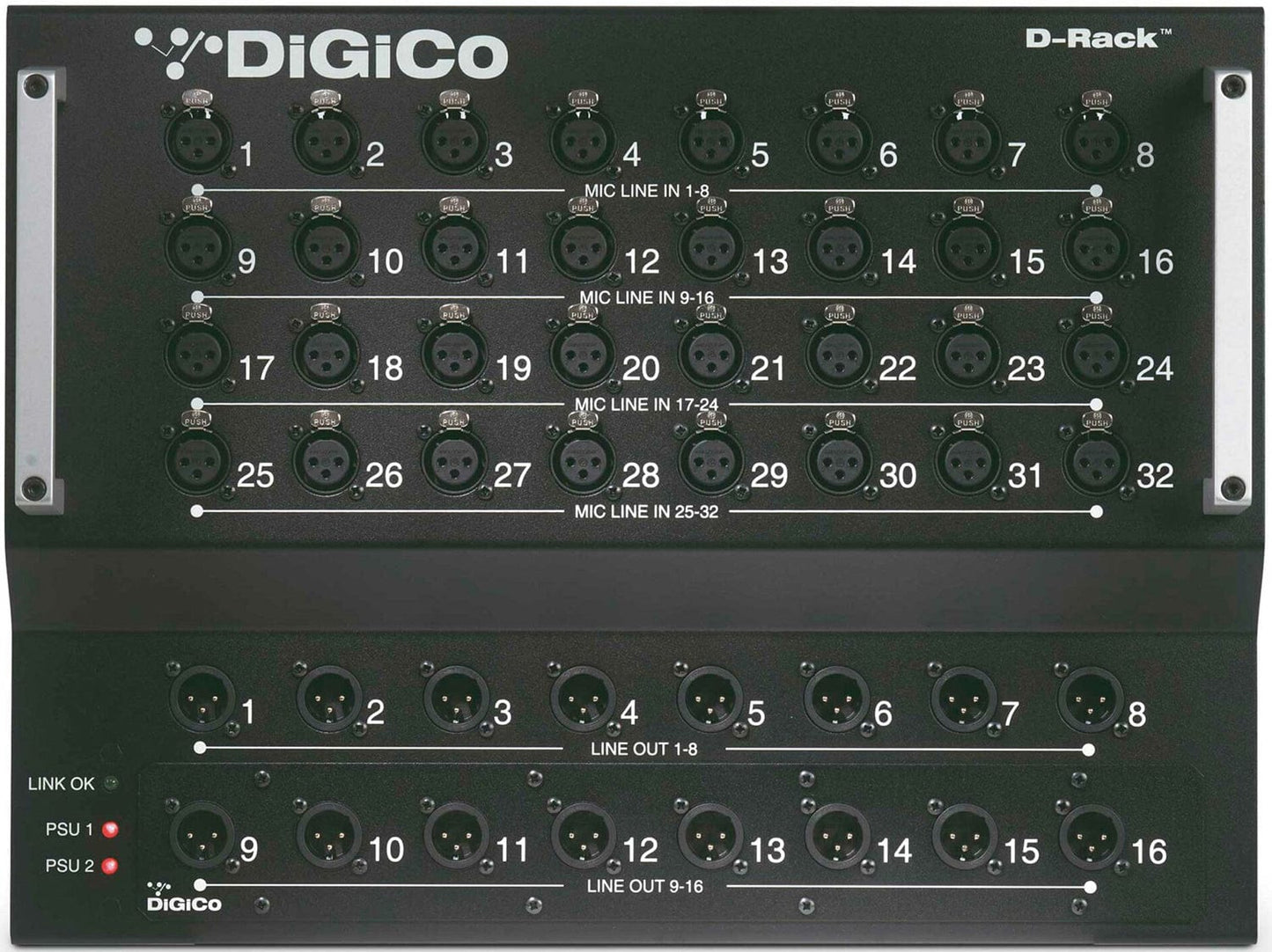 DiGiCo S31 Rack Pack with S31 Digital Console / DMI-DANTE2 / A168D Rack x3 - PSSL ProSound and Stage Lighting