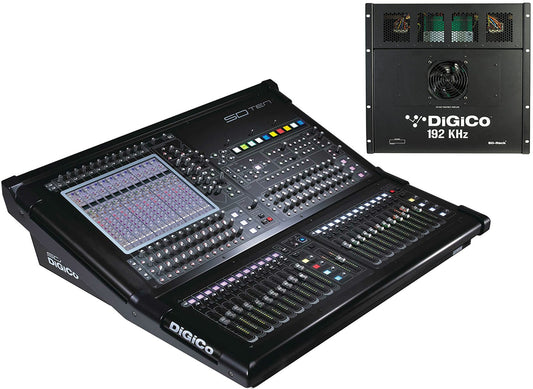 DiGiCo SD10-24 Compact 144-Input Digital Mixing Console - MADI and One Multi-Mode Optics ST - PSSL ProSound and Stage Lighting