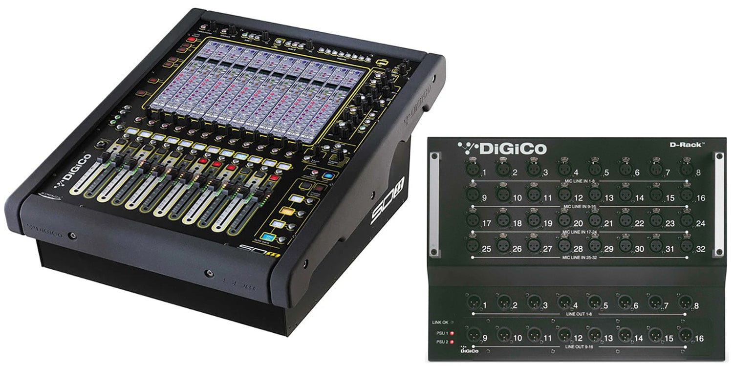 DiGiCo SD11i Rack Pack - MADI and One Multi-Mode Optics ST - PSSL ProSound and Stage Lighting