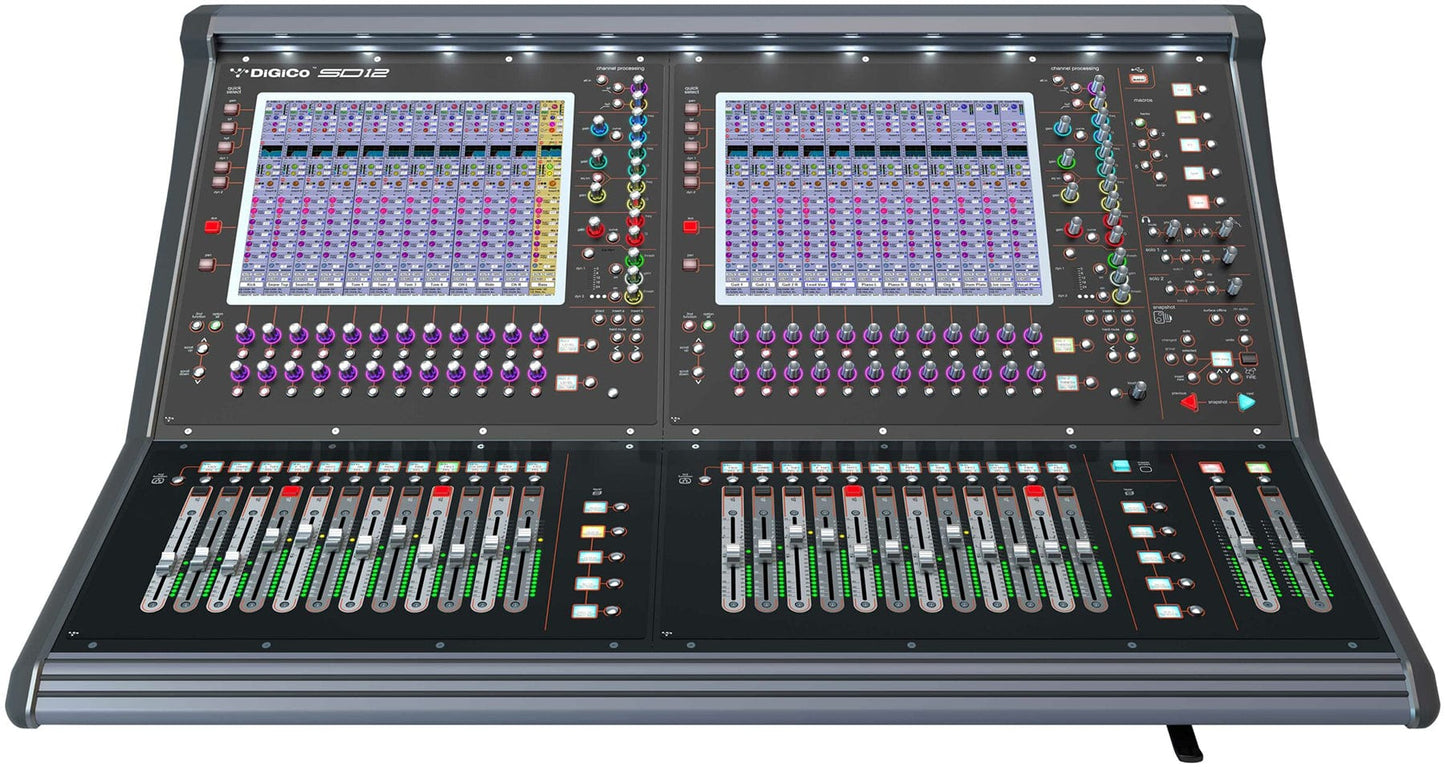 DiGiCo SD12 96-Input Digital Mixing Console D2 Package - MADI Only - PSSL ProSound and Stage Lighting