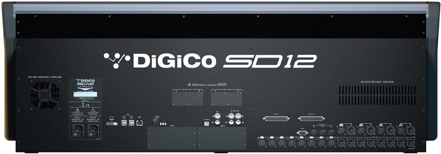 DiGiCo SD12 96-Input Digital Mixing Console - MADI and One Multi-Mode Optics ST - PSSL ProSound and Stage Lighting