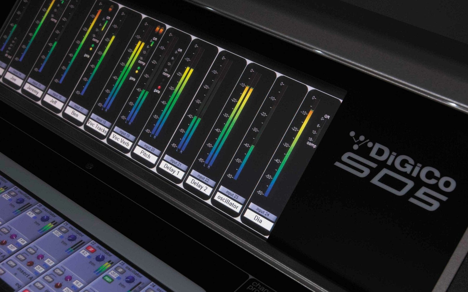 DiGiCo X-SD5-WS-NC SD5 Mixing Console with Optical Interface OpticalCon - PSSL ProSound and Stage Lighting