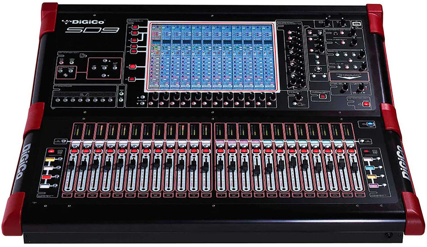 DiGiCo SD9 Digital Mixing Console - MADI and One Multi-Mode Optics HMA - PSSL ProSound and Stage Lighting