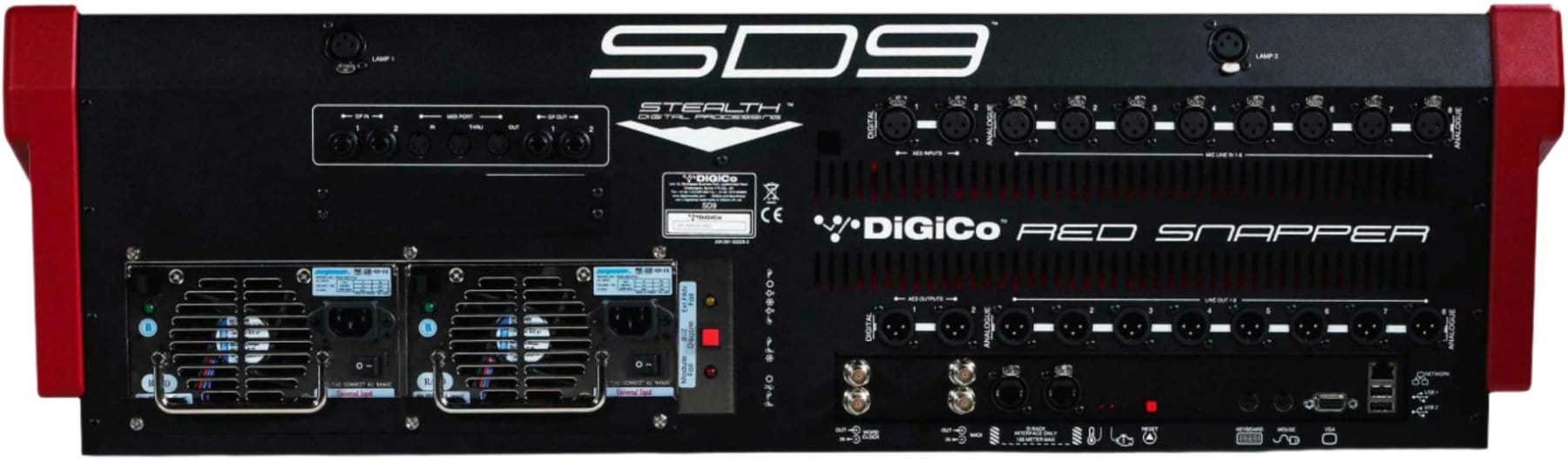 DiGiCo SD9 Digital Mixing Console - MADI and One Multi-Mode Optics ST - PSSL ProSound and Stage Lighting