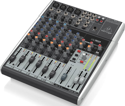 Behringer XENYX1204USB Premium 12-Input 2/2-Bus Mixer with XENYX Mic Preamps and Compressors, British EQ and USB/Audio Interface