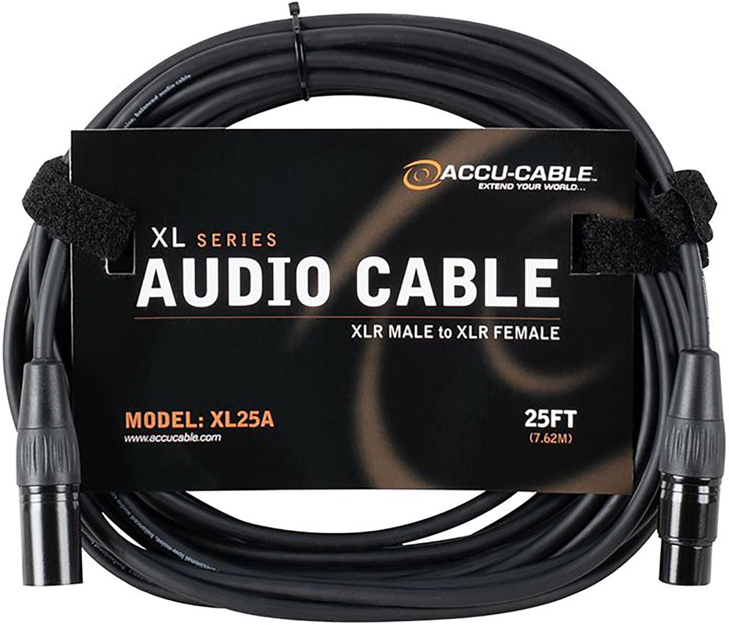 Accu-Cable XL25A 25-Foot XLR Audio Cable - PSSL ProSound and Stage Lighting