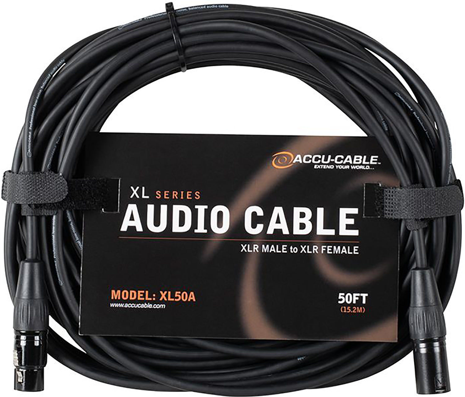 Accu-Cable XL50A 50-Foot XLR Audio Cable - PSSL ProSound and Stage Lighting