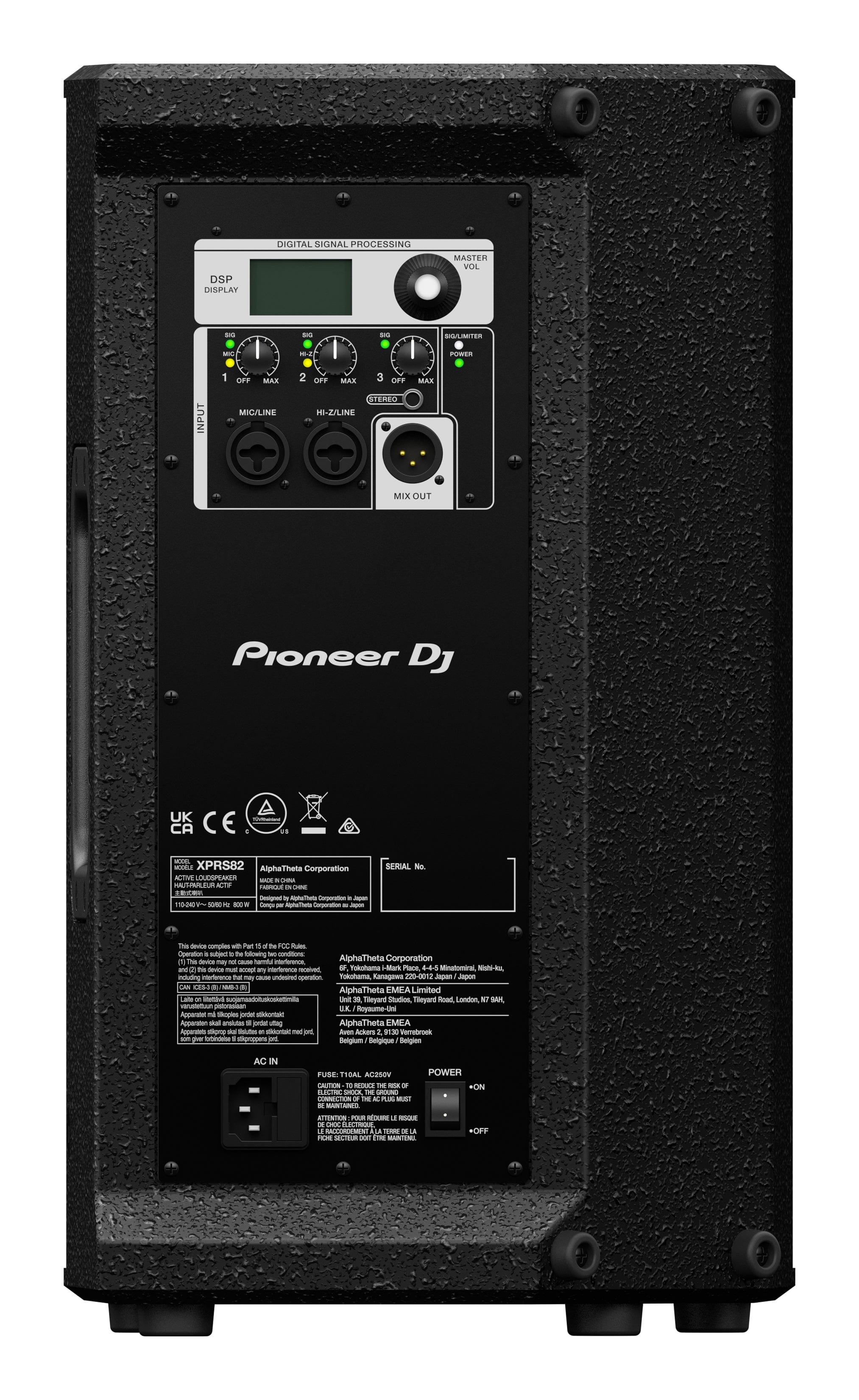 Pioneer DJ XPRS82 Multi-Purpose 2-Way Active 8-Inch Loudspeaker