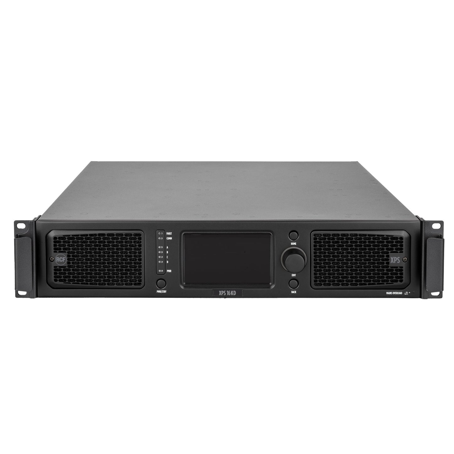 RCF XPS 16KD Class D Power Amplifier with DSP, RDNet Management, Dante-Equipped (4 X 4,000 W @ 2.7 ?)