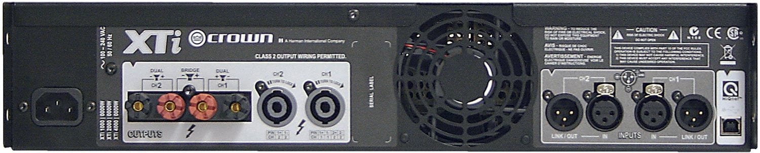 Crown XTi 1000 Power Amplifier - PSSL ProSound and Stage Lighting