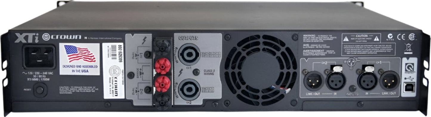 Crown XTI-6000 Power Amp 2100 Watts At 4ohm Stereo - PSSL ProSound and Stage Lighting