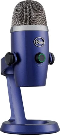 Blue 00719354 Yeti Nano Muli-Pattern USB Desktop Condenser Microphone - Vivid Blue - Solotech