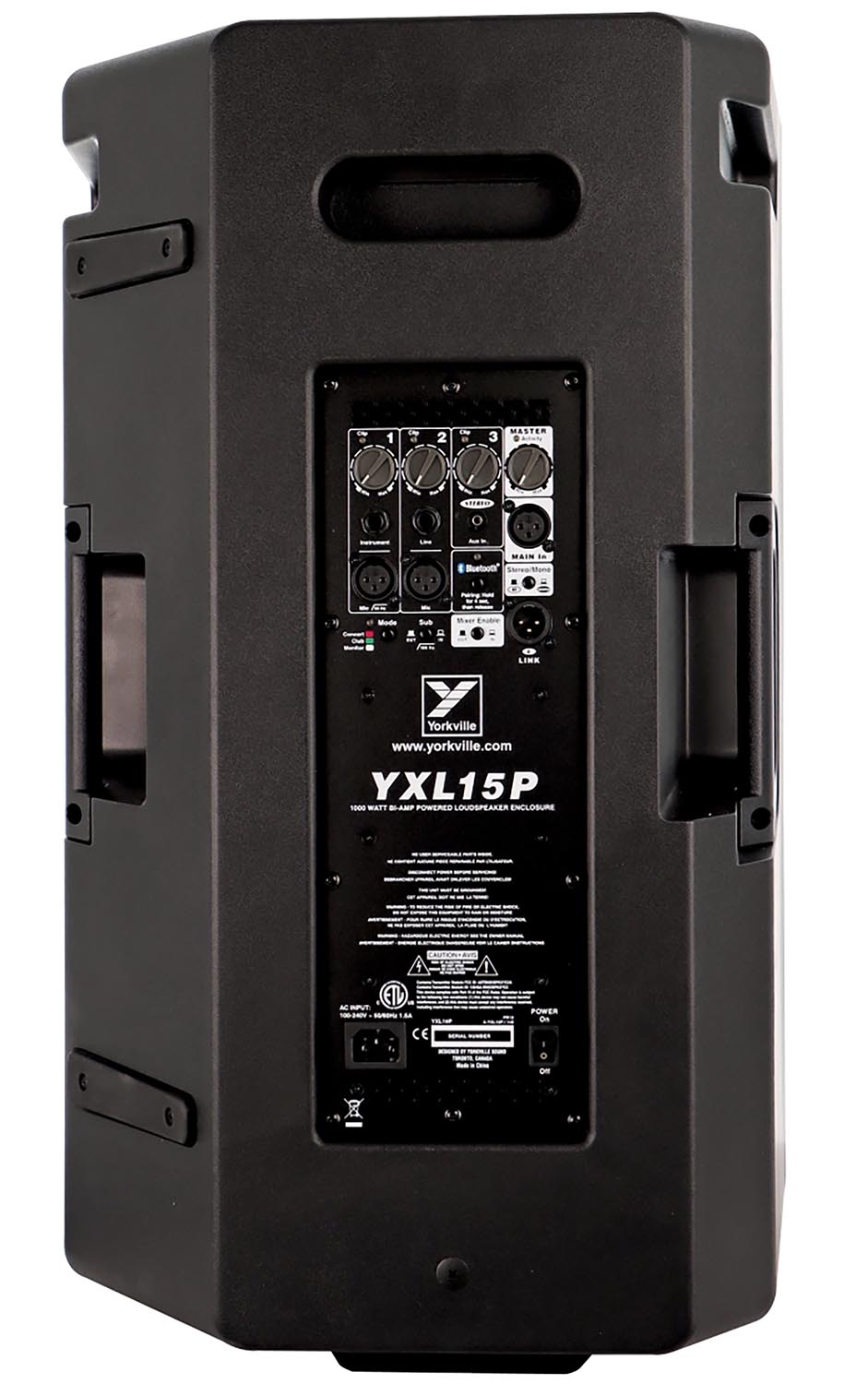 Yorkville YXL15P 1000 Watt 15” Full Range Active Loudspeaker FOH / Monitor Combo