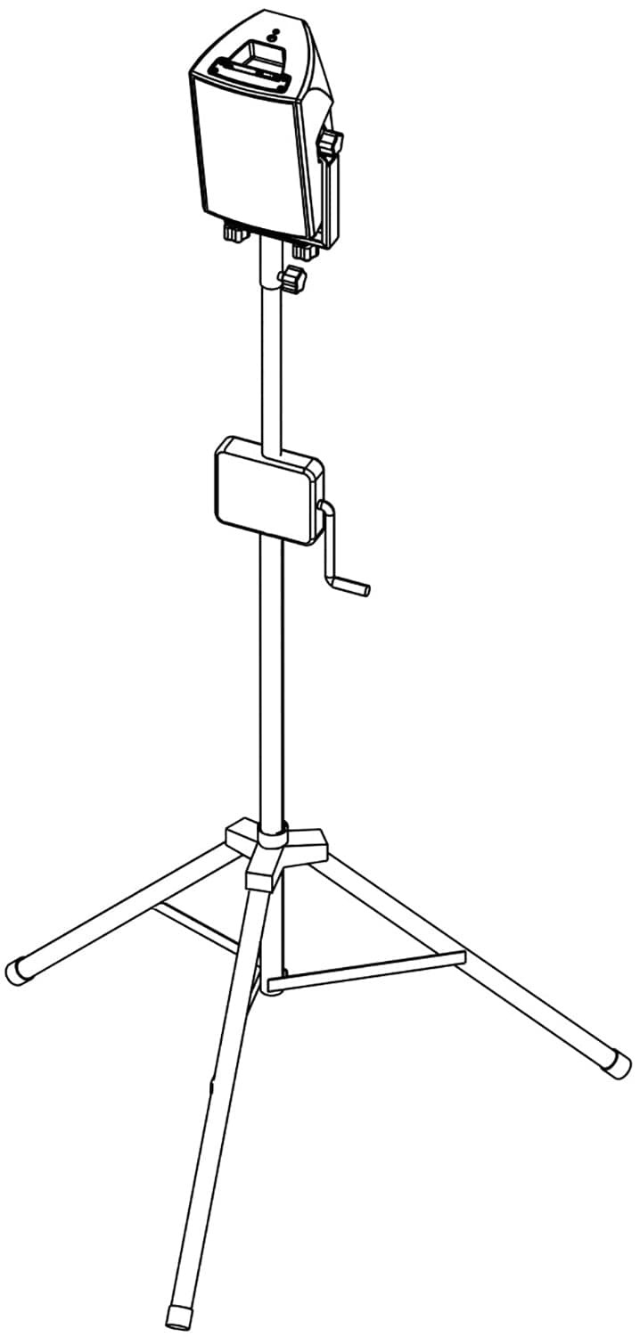 D&B Audiotechnik Z5009.000.00 Loudspeaker Stand with Winder - PSSL ProSound and Stage Lighting