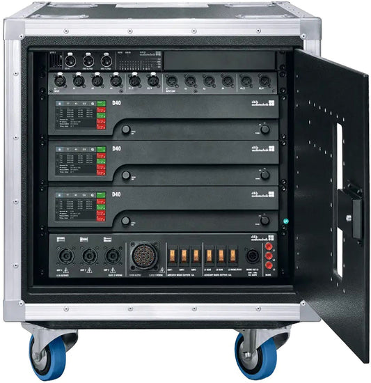 D&B Audiotechnik Z5600.552 3x D40 Touring Rack - NEMA Mains Panel / Audio Network Bridge - PSSL ProSound and Stage Lighting